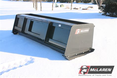 pusher box for skid steer|titan attachments snow plow.